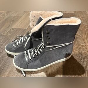 UGG Women's Gray Suede Winter Boots